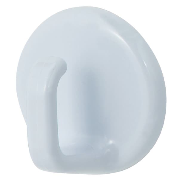 Spectrum Diversified 1 in. L White Plastic Small stick on Hook 4 pk 25900 - main